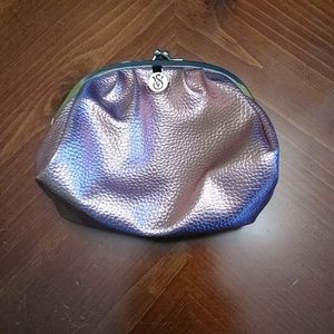 Victoria's Secret Metallic Pink Clutch